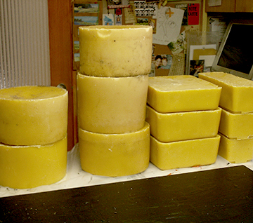 Beeswax from the apiary